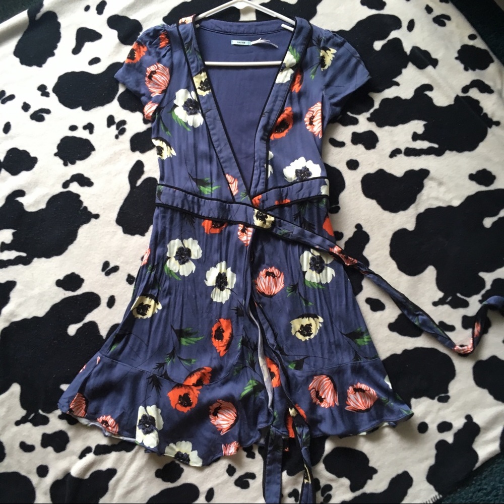 Kimchi Blue Floral Wrap Dress